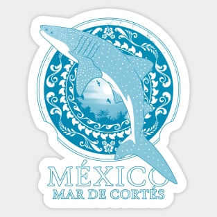 Whale Shark Mexico Sea of Cortez Sticker